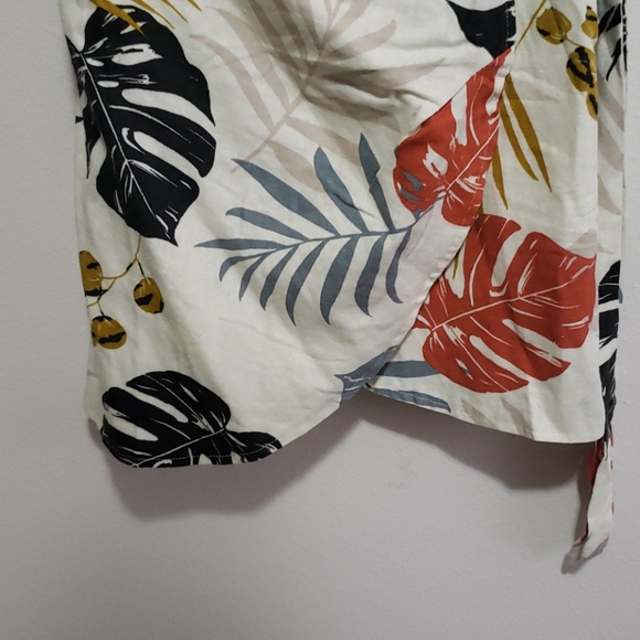 NEW VICI Canyon Palm Print Tie Dress - Picture 12 of 15